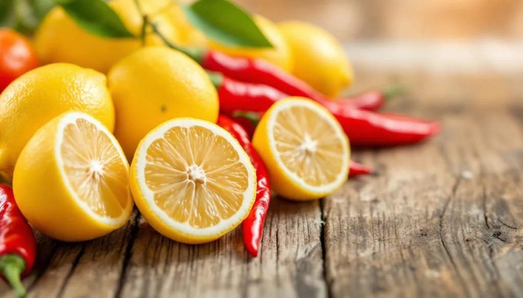 scopri i benefici del limone e del peperoncino nella dieta e impara come utilizzarli al meglio per migliorare la tua salute e il sapore dei tuoi piatti.