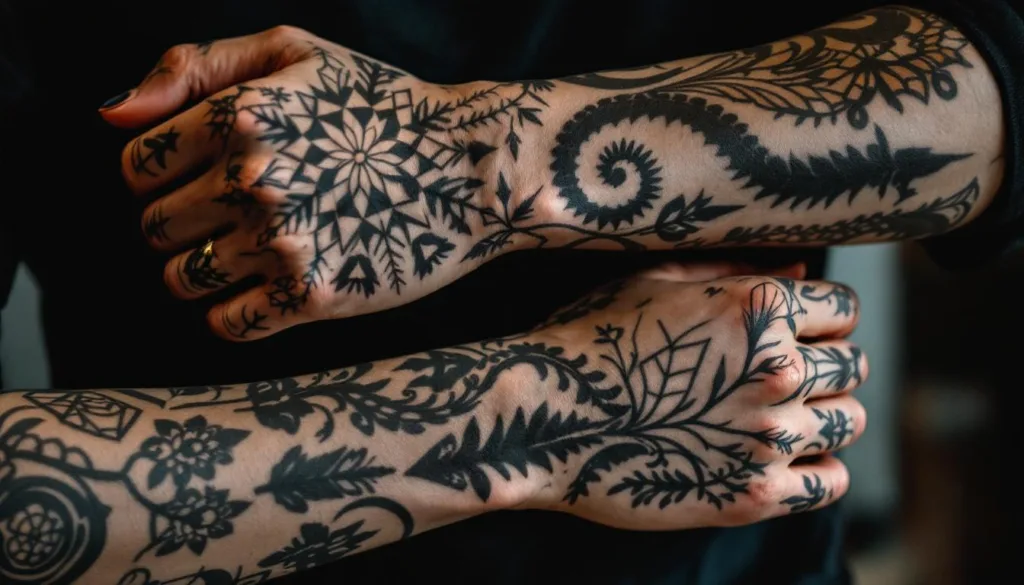 scopri perché i tatuaggi su braccia e mani stanno diventando la nuova tendenza tra gli uomini, esprimendo stile e personalità in modo unico.