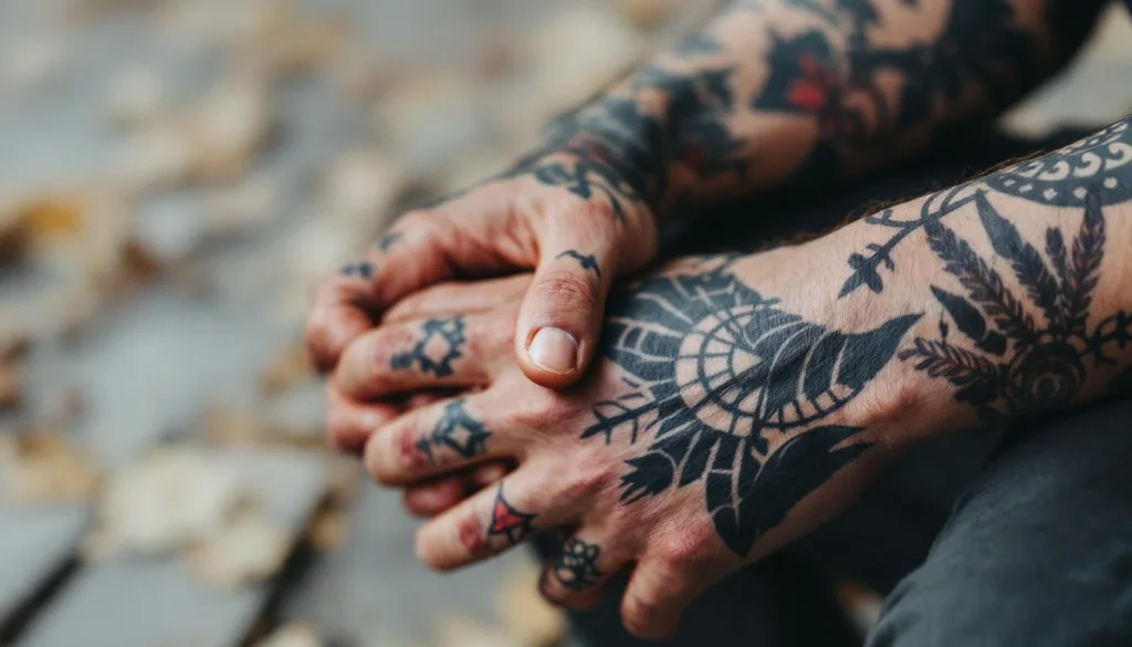 scopri perché i tatuaggi su braccia, mani e piedi stanno diventando sempre più popolari tra gli uomini e cosa li rende così affascinanti.