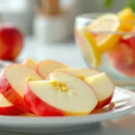 scopri perché immergere le tue mele tagliate in acqua e limone impedisce che anneriscano, mantenendole fresche e croccanti più a lungo.