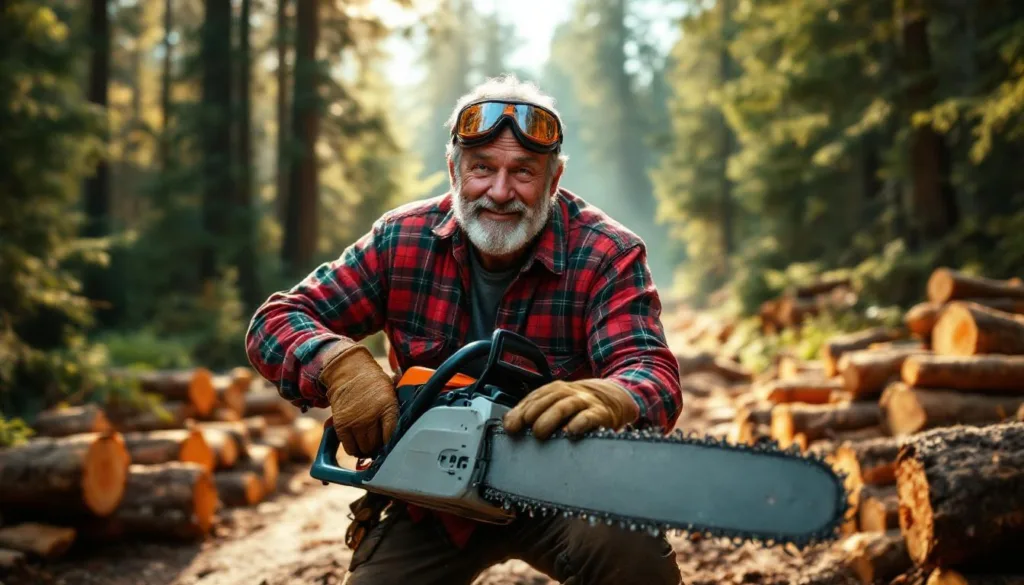 scopri perché un boscaiolo considera la motosega uno strumento fondamentale per la vita quotidiana, con spiegazioni su come facilita le attività di ogni giorno.