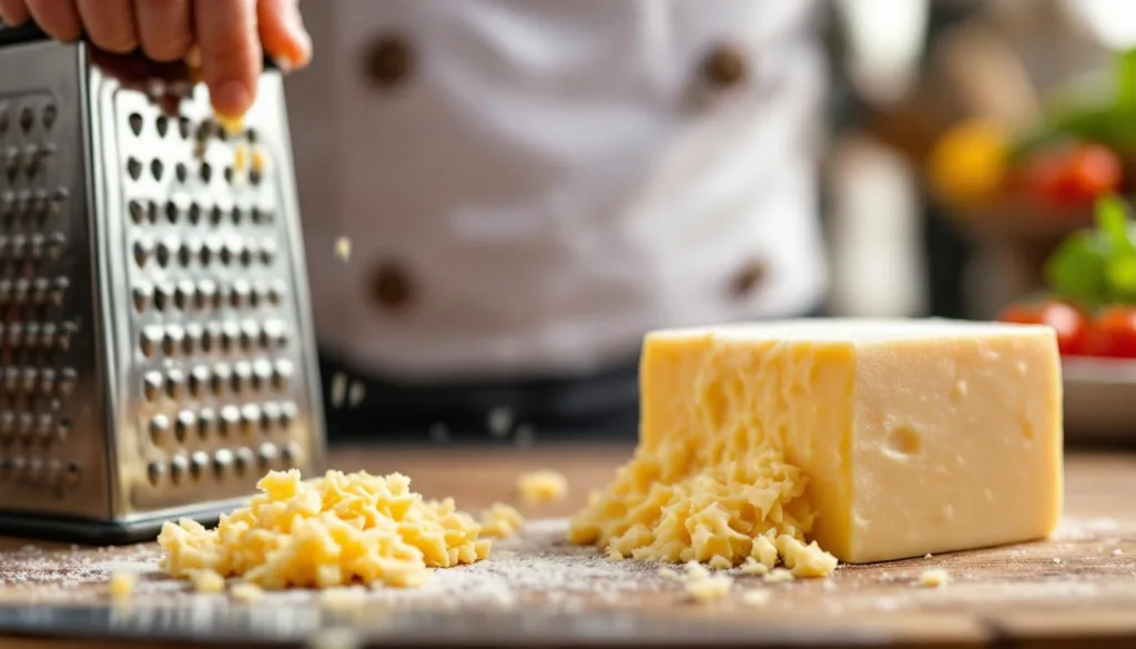 scopri il segreto di un cuoco per grattugiare il formaggio alla perfezione: perché conservarlo in freezer prima di usarlo.