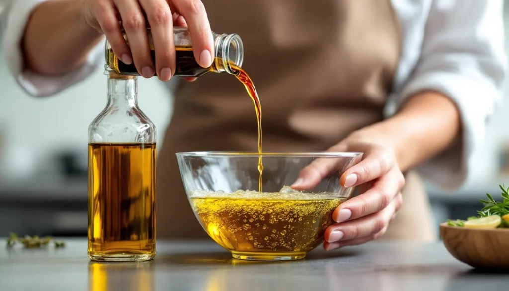 scopri il segreto di una cuoca su come aggiungere aceto nell'olio freddo per ottenere fritture leggere e croccanti, ideali per piatti gustosi e meno unti.