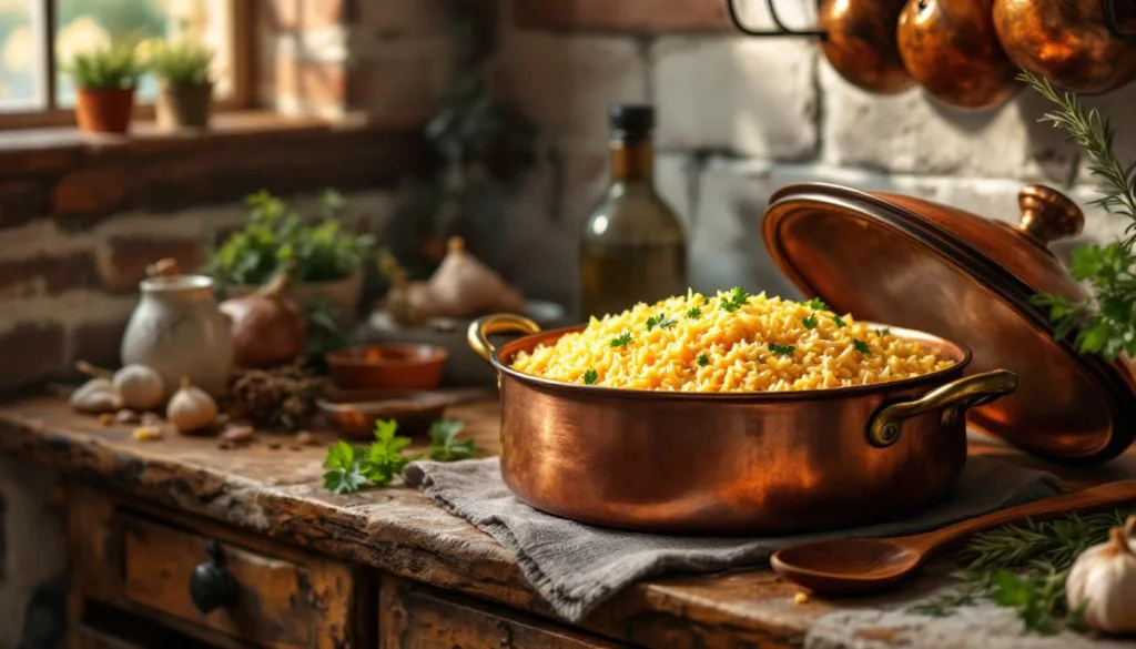 scopri il motivo per cui uno chef consiglia di non mescolare mai il riso pilaf per ottenere una consistenza perfetta e un sapore autentico.